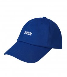 aVAN FONT BALL CAP BLUE