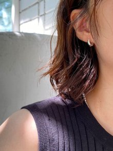 Deux.silver.127 / borie earring (2 color)