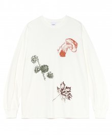 AUTUMN FOREST LS TEE WHITE(MG2CFMT565A)