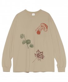 AUTUMN FOREST LS TEE BEIGE(MG2CFMT565A)