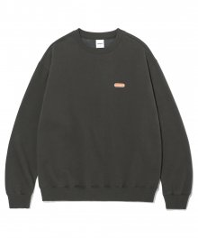 BASIC LOGO PATCH SWEATSHIRT CHARCOAL(MG2CFMM440A)