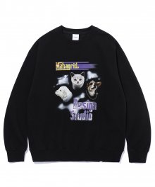 FUZZIES SWEATSHIRT BLACK(MG2CFMM449A)