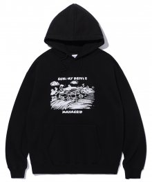 SUNDAY DRIVER HOODIE BLACK(MG2CFMM412A)