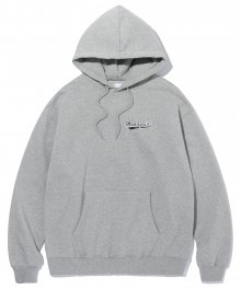 SCRIPT LOGO HOODIE GREY(MG2CFMM426A)