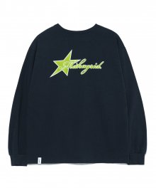 STAR LOGO LS TEE NAVY(MG2CFMT560A)