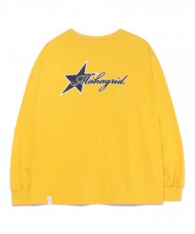 STAR LOGO LS TEE YELLOW(MG2CFMT560A)