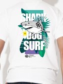 돌돌(DOLDOL) SHARK DOG-tshirts-193  샤크독 서핑 하와이 여름 캐릭터 그래픽 티셔츠