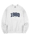 오버핏 1988 스웨트 셔츠-멜란지그레이