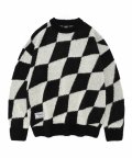 VSW Brushed Checker Knit Black