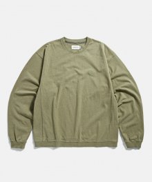 EMB Logo LS Tee Olive