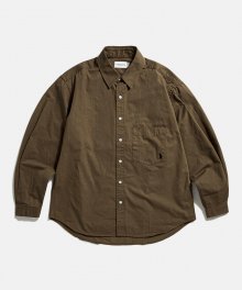 Cotton Over Shirts Deep Brown