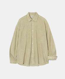 Terry Cotton shirt S104 Ecru Beige