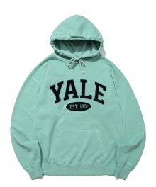 2 TONE ARCH PIGMENT HOODIE GREEN