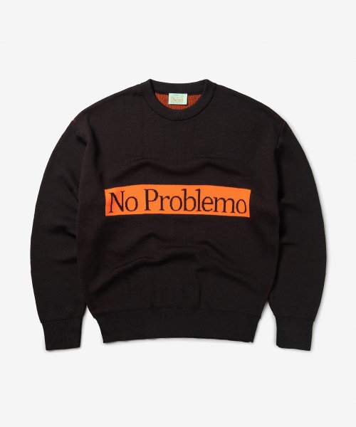 Текстурный трикотажный джемпер No Problem - Black / FTAR20019BLK