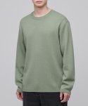 Minimal Crew Neck Knit [Pale Sage]