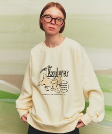 Explorer Doggy Sweatshirt(CREAM)