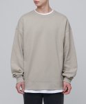 Oversized sweatshirt [Grayish Beige]