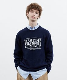 F/W CLASSIC LOGO KNIT PULLOVER navy
