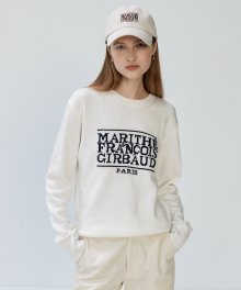 F/W CLASSIC LOGO KNIT PULLOVER ivory