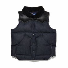 [PENFIELD x DEMIL] ROCKWOOL DENIM DOWN VEST_FN3WD33U