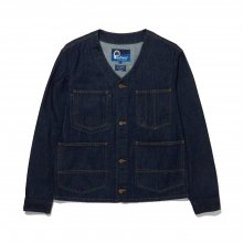 [PENFIELD x DEMIL] V NECK DENIM JACKET INDIGO_FN3WJ08M