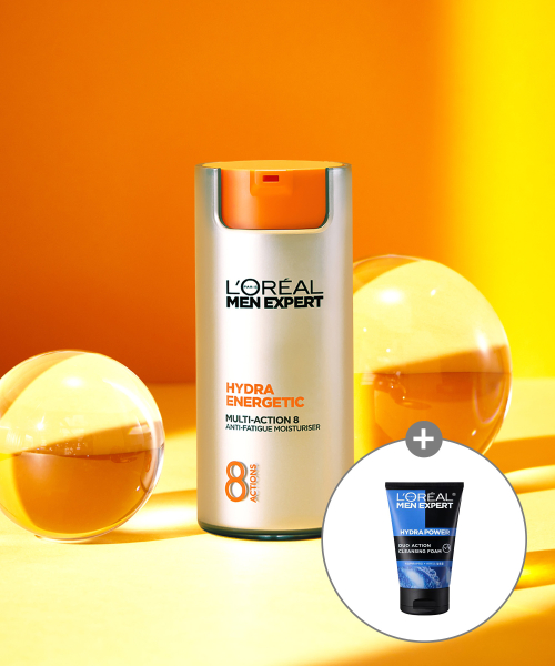 로레알파리() 맨 이드라 에너제틱 멀티액션8 안티에이징 올인원 (+증정 듀오폼 50ml) 상품 이미지