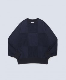 CHECKER SWEATSHIRTS NAVY