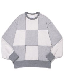 CHECKER SWEATSHIRTS GRAY