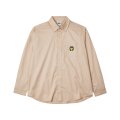 ACME DE LA VIE X Smiley® BIKER SMILEY WAPPEN LONG SLEEVE SHIRT BEIGE