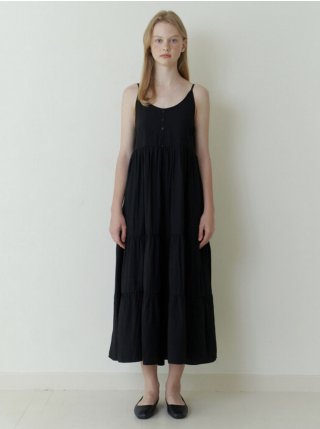 카인더베이비(KINDABABY) bloom sleeveless dress - black