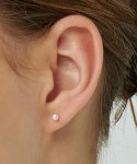 티오유(TOU) TS055 [Silver925] Tiny pearl earrings