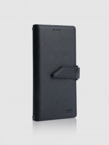 갤럭시Z폴드4 베이직 스냅 지갑 케이스 사피아노 블랙