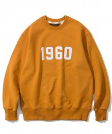 1960 sweatshirts yellow orange
