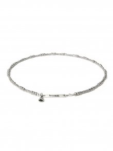 BB10 [Silver925] Silver color beads back tooth neckalce