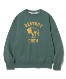 destroy buffalo sweatshirts yellow green