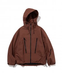 22fw zip wp hood jacket burgundy