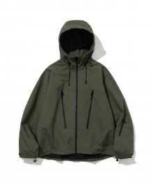 22fw zip wp hood jacket olive green