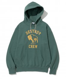 destroy buffalo hoodie yellow green