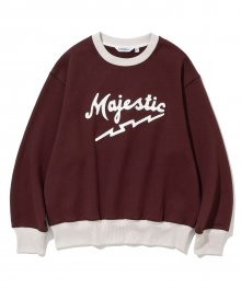 majestic sweatshirts burgundy