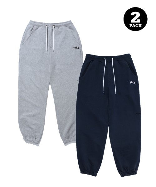 2-pack Regular Fit Sweatpants - Dark gray/navy blue - Men