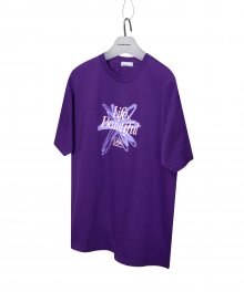 CRAYON DRAWING TEE purple