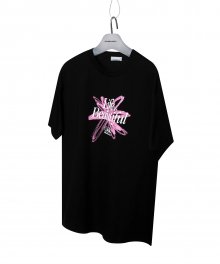 CRAYON DRAWING TEE black