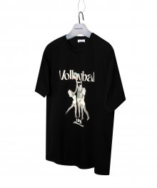 SPIKE VOLLEY BALL TEE black