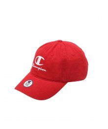 [US] 가먼트워시 릴렉스드 C+Champion 로고 캡 (RED) CKHE2F003R2