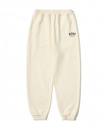 BASIC LOGO SWEATPANTS [CREAM]