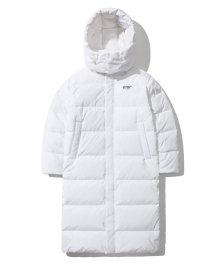 SIGNATURE LONG DOWN JACKET [WHITE]