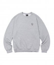 Circular wappen sweatshirt - GREY