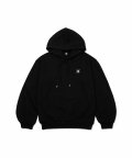 Signature balloon over hoodie - BLACK