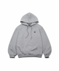 Signature balloon over hoodie - GREY