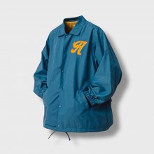 Nylon Mesh Coach Jacket - Blue